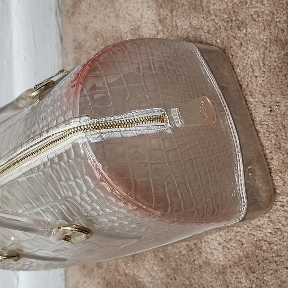 Furla Clear Opaque Jelly PVC Candy Bag Purse Satchel Handbag - Picture 7 of 15